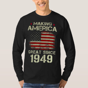Camiseta Excelente Da América fazer Desde 1949 Vintage 73rd