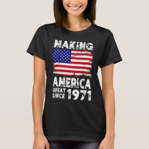 Camiseta Excelente da América fazer desde 1971 Orgulhosa Ba