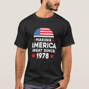 Camiseta Excelente Da América fazer Desde 1978 43º Amer De