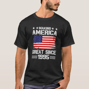 Camiseta Excelente Da América fazer Desde 1995 Festa de ani