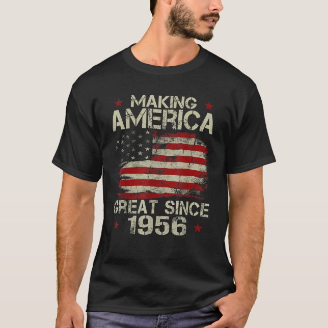 Camiseta Excelente Da América Fazer Do Mens Desde Presentes (Frente)