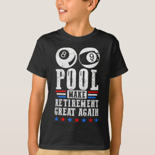 Camiseta Excelente de aposentadoria Jogadores de Piscina ap