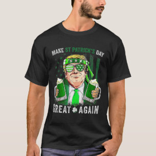 Camiseta Excelente De Dia de São Patrício Novamente Engraça