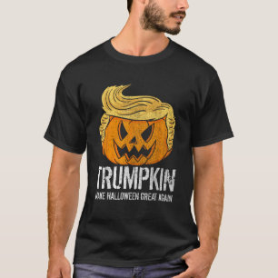 Camiseta Excelente De Halloween Novamente Donald Trump Trum