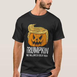 Camiseta Excelente De Halloween Novamente Donald Trump Trum