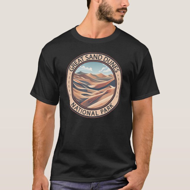 Camiseta Excelente de ilustração do Parque Nacional de Duna (Frente)