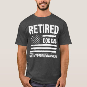 Camiseta Excelente de Menores Aposentado Pai de Cachorro Am