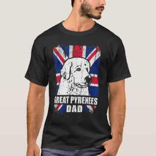 Camiseta Excelente De Mens Pirenéus Pai Legal Reino Unido F