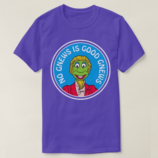 Camiseta Excelente de Porta copos Gary Gnu (Frente do Design)