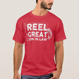 Camiseta Excelente de rolo Filho de direito de pesca ou pes