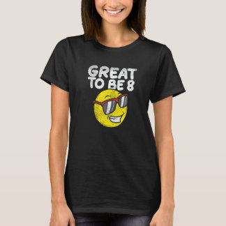 Camiseta Excelente De Ser 8 Crianças Engraçadas 8º Festas d