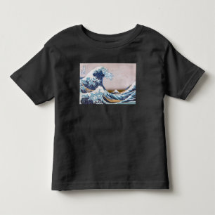 Camiseta Excelente de Tsunami Wave fora de Kanagawa Japão p