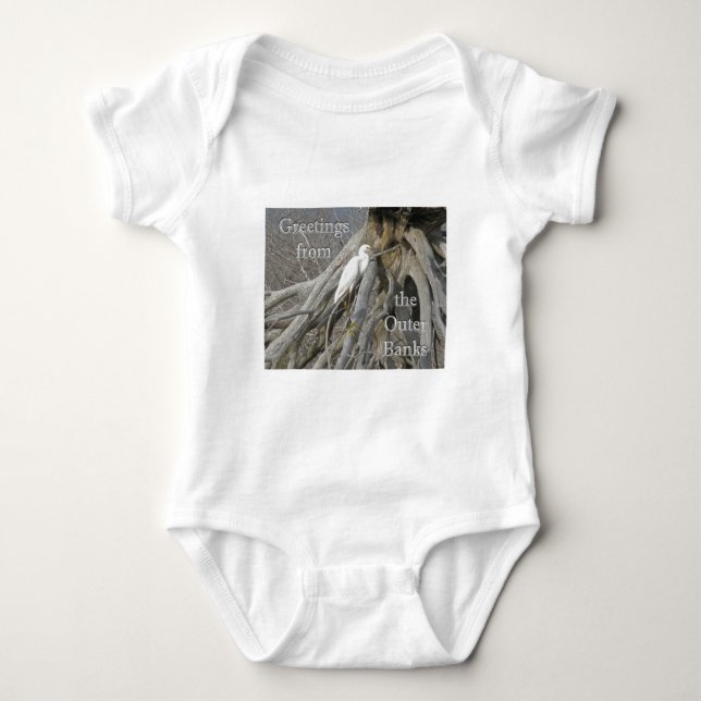 Camiseta Excelente Egret (Ardea alba) OBX (Frente)