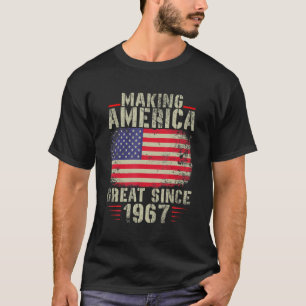 Camiseta Excelente engraçado da América do Fazer desde 1967