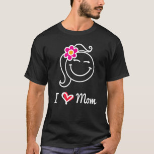 Camiseta Excelente Eu Amo A Melhor Dia de as mães Da Mãe