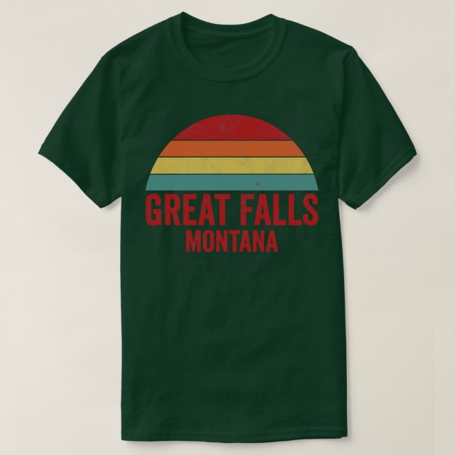 Camiseta Excelente Falls Montana (Frente do Design)