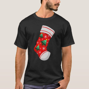 Camiseta Excelente Feliz Véspera de Natal Estocando Boca do