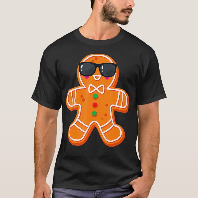 Camiseta Excelente Gingerpão Homem com óculos de sol (Frente)