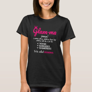 Camiseta Excelente Glamma De Definição Avó Para Avó