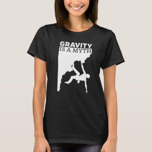 Camiseta Excelente Gravity Myth Bouldering Escalonando Mont