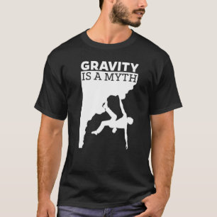Camiseta Excelente Gravity Myth Bouldering Escalonando Mont