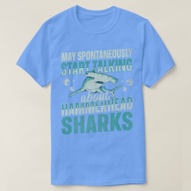 Camiseta Excelente Hammerhead Shark Cote para um Shar Hamme (Frente do Design)