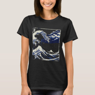 Camiseta Excelente japonês sai de Kanagawa Ukiyo-e Art Men