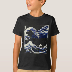 Camiseta Excelente japonês sai de Kanagawa Ukiyo-e Art Men