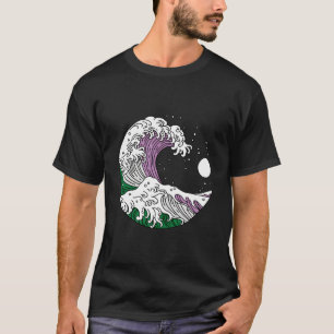 Camiseta Excelente japonês Wave Genderqueer Pride Gender Qu
