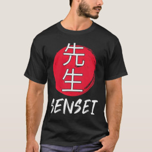 Camiseta Excelente Karate Sensei Desenho de Combate Japonês