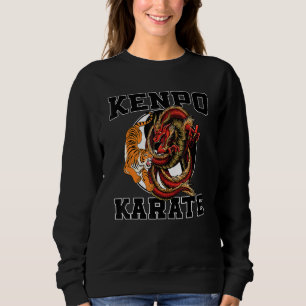Camiseta Excelente Kenpo Karate Roupa japonês Luta Marcial