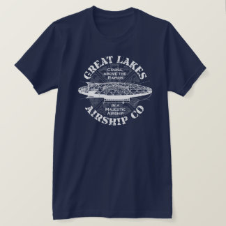 Camiseta Excelente Lagos Airship Cruise Dark Mens T Shirt