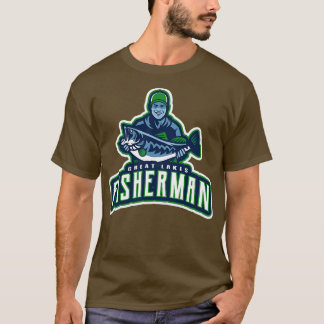 Camiseta Excelente Lagos Pescador Michigan