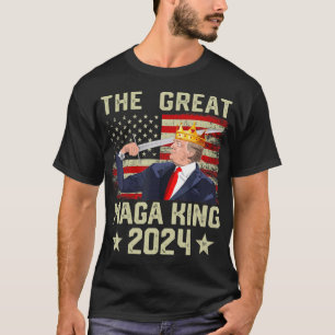 Camiseta Excelente MAGA King Trump Biden Política Ultra Meg