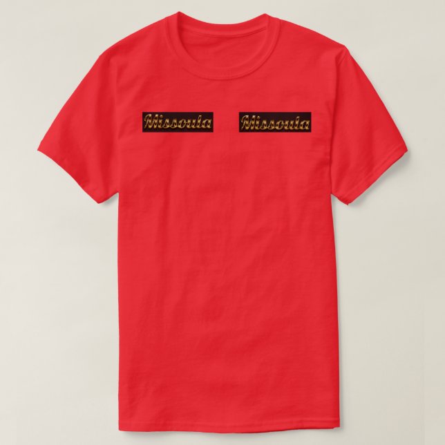 Camiseta Excelente missoula montana (Frente do Design)