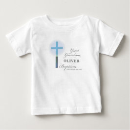 Camiseta Excelente Neto Baptism Blue Lace Personalizado