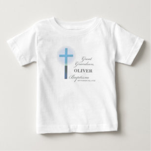 Camiseta Excelente Neto Baptism Blue Lace Personalizado