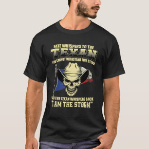 Camiseta Excelente Orgulhoso Texan Qoute Texas Flag Usa Lon