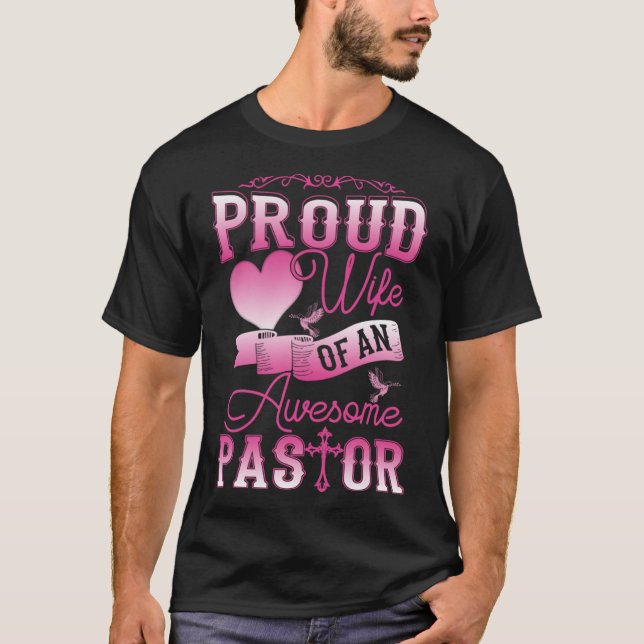 Camiseta Excelente Pastor Orgulhoso Apreciação das Mulheres (Frente)