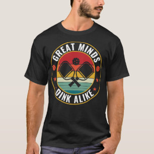 Camiseta Excelente PicklebalI Mente Dink Como Citação de Pi