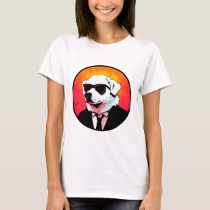 Camiseta Excelente Pirenéus - Cachorro Empresário