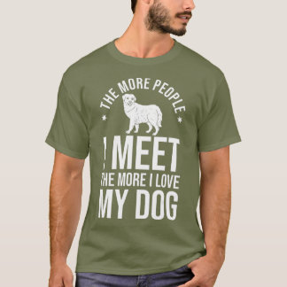 Camiseta Excelente Pirenéus Cachorros Cachorros Proprietári
