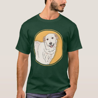 Camiseta Excelente Pirenéus Cães Cachorro Cachorro Amigo pr