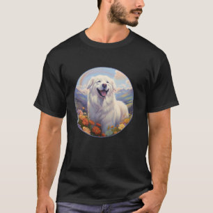 Camiseta Excelente Pirenéus Rainbow Bridge Cute Memorial Pu