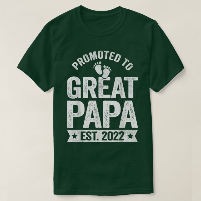 Camiseta Excelente Proveniente Papa Grávida N Anúncio (Frente do Design)