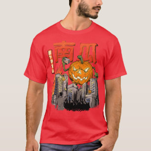 Camiseta Excelente Pumpkinzilla Kaiju Japão Halloween Pumpk