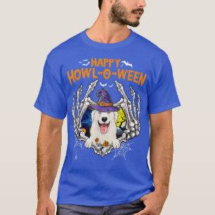 Camiseta Excelente Pyrenes Skeleton Heart Happy Howleen Cos