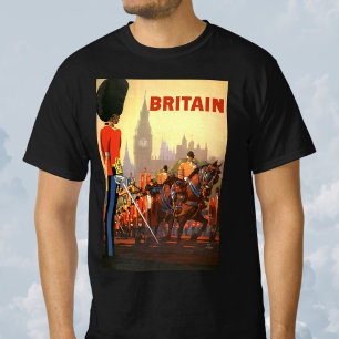 Camiseta Excelente Real Britânica da Guarda de Vintage King