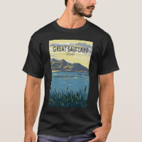 Excelente Salt Lake Utah Viagem de Art Vintage