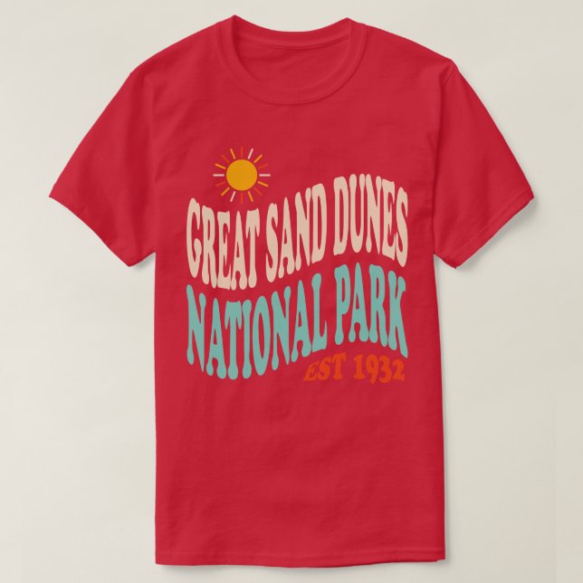 Camiseta Excelente Sand Dunes National Park (Frente do Design)